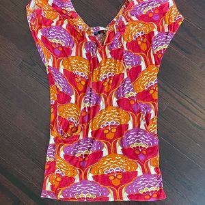 T-Bags Los Angeles printed boho dress XS